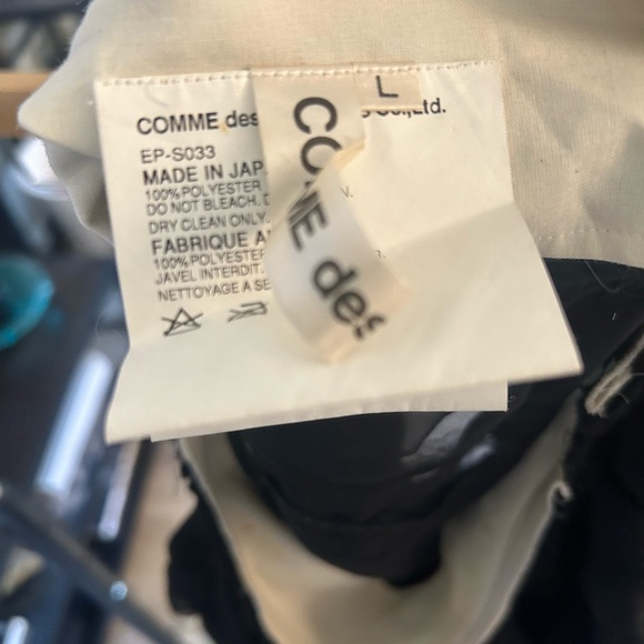 Black Comme Des Garçons Ruffled Midi Skirt - Picture 3 of 8